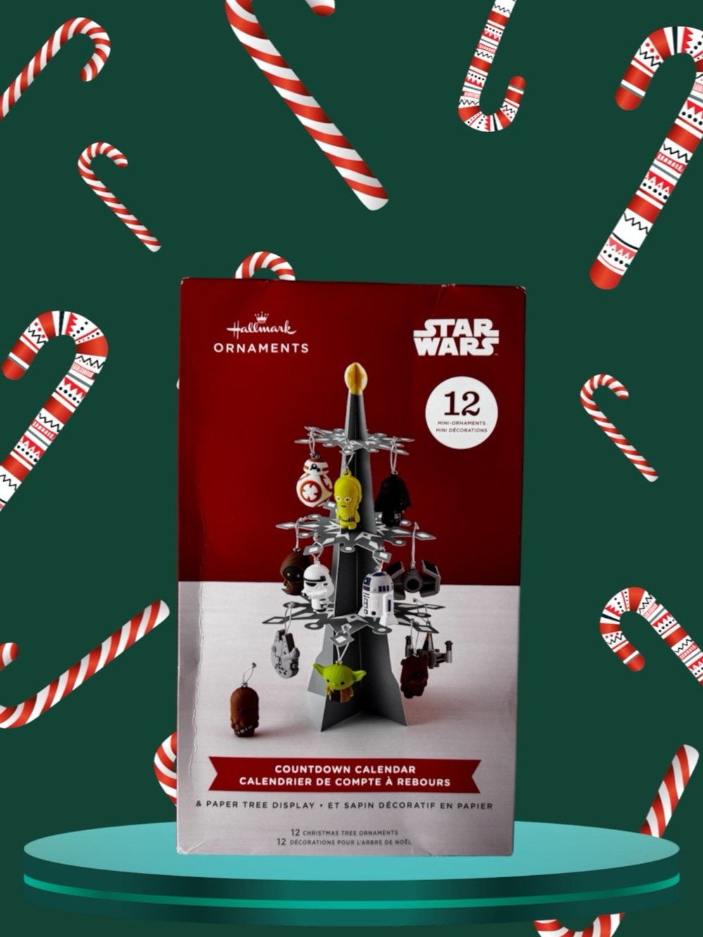 Hallmark Star Wars Christmas Countdown Calendar Holiday Collectible READ LISTING